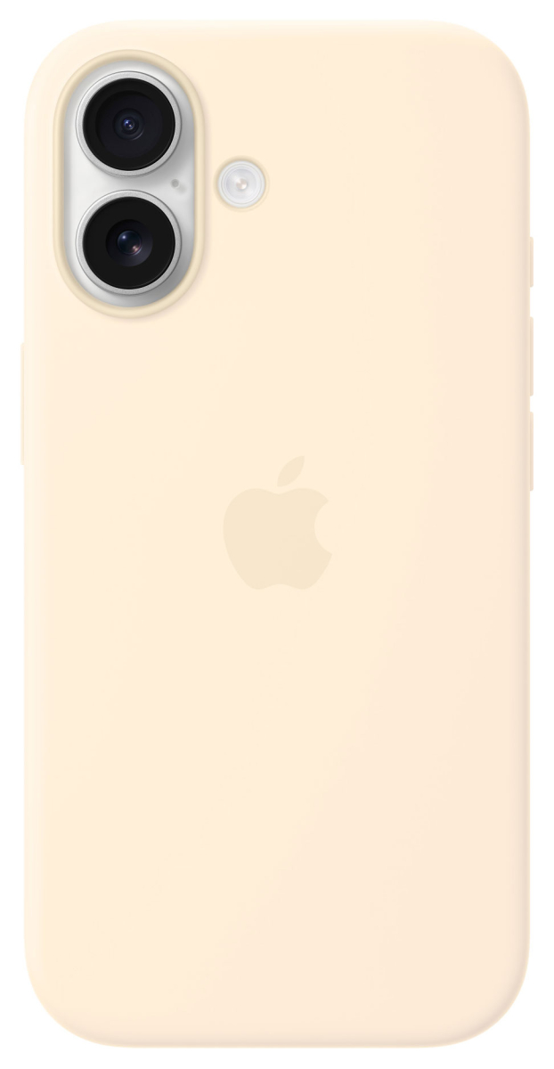 APPLE iPhone 17 Silikon Case mit MagSafe - Vanille