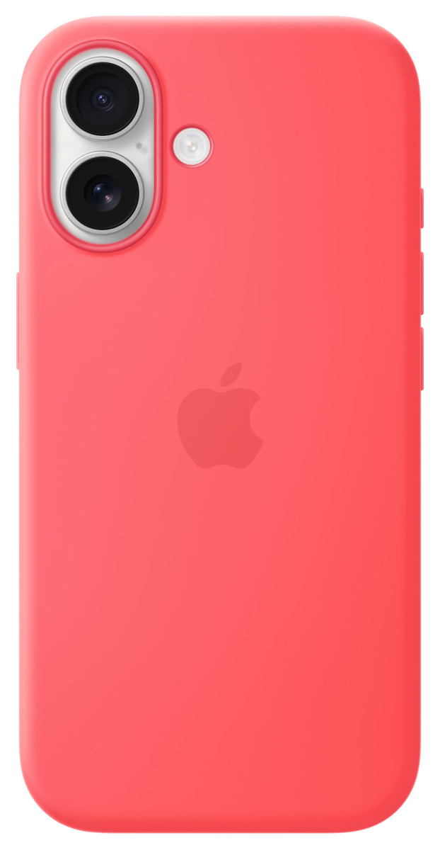 APPLE iPhone 17 Silikon Case mit MagSafe - Guavepink