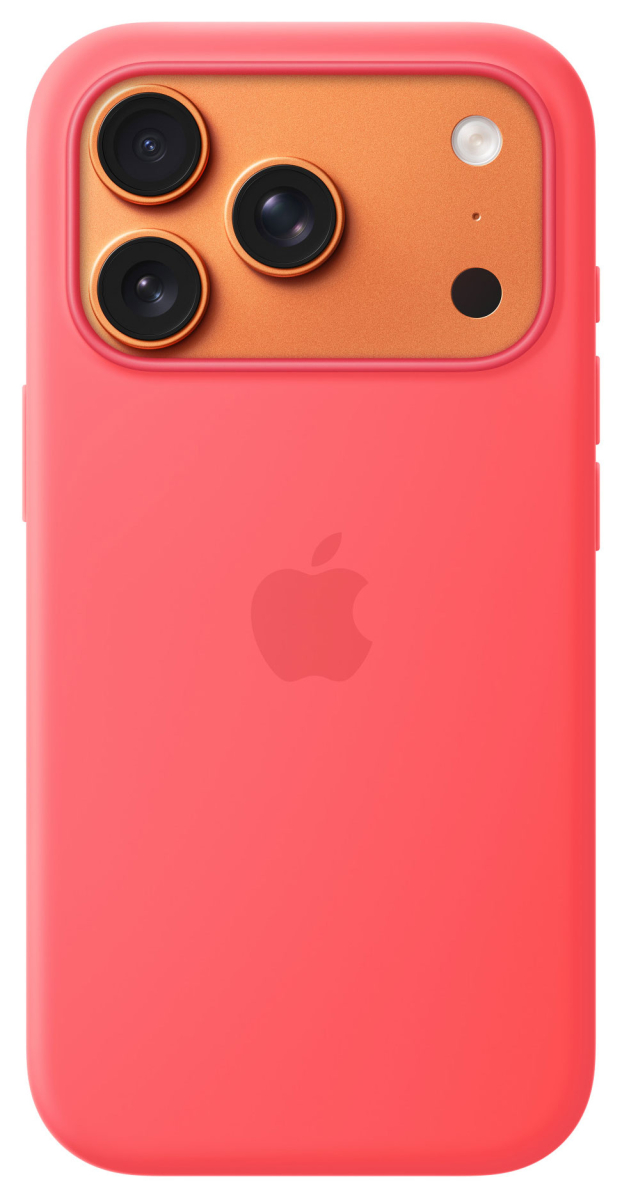APPLE iPhone 17 Pro Silikon Case mit MagSafe - Guavepink