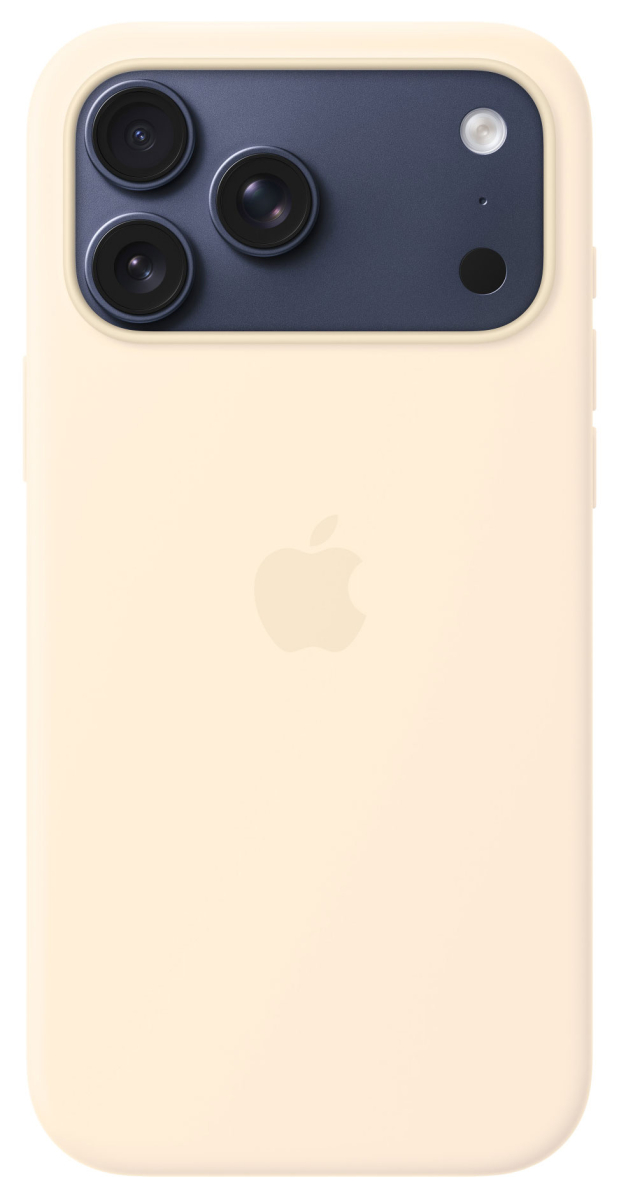 APPLE iPhone 17 Pro Max Silikon Case mit MagSafe - Vanille