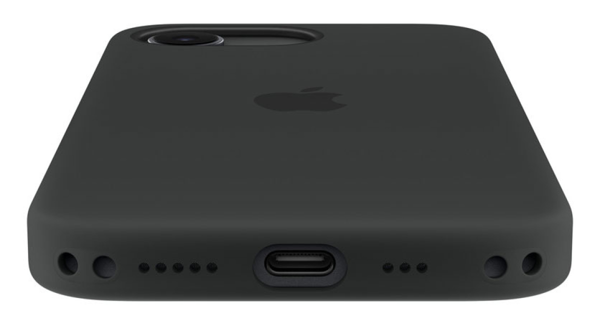 APPLE iPhone 17e Silikon Case mit MagSafe, Helles Moos
