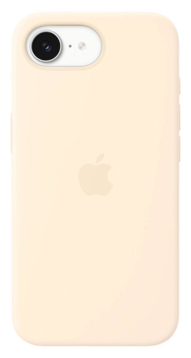 APPLE iPhone 17e Silikon Case mit MagSafe, Vanille