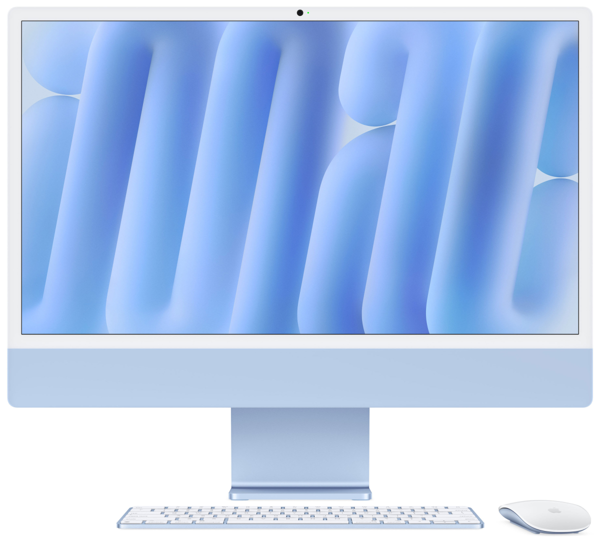 iMac 24" M4, 8C CPU, 8C GPU, 16GB, 256GB, MK, MM, blau