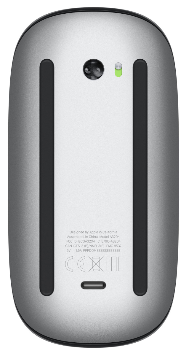 APPLE Magic Mouse (USB-C) - Schwarze Multi-Touch Oberfläche