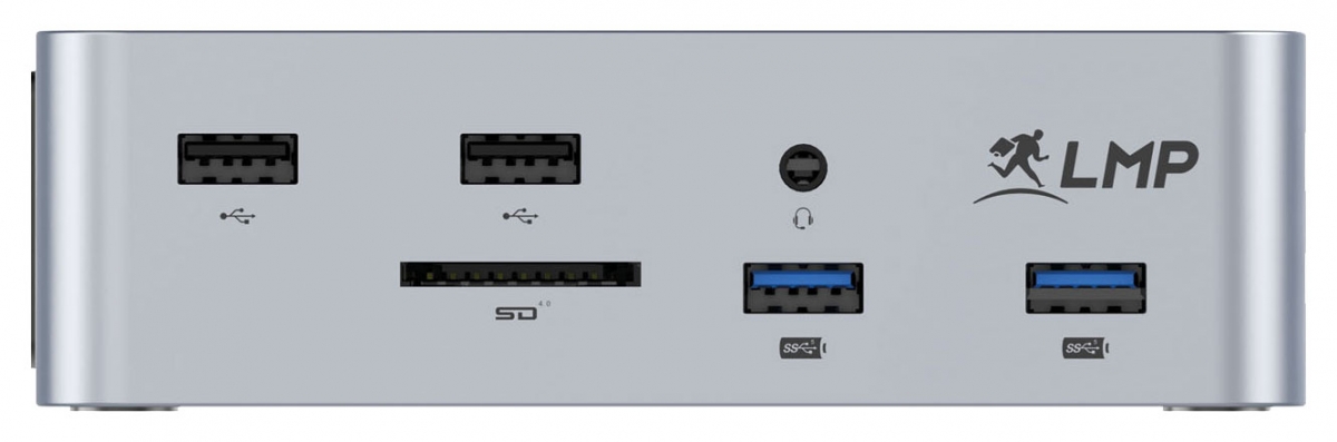 LMP USB4 Super Dock 2, 15-Port, space grau