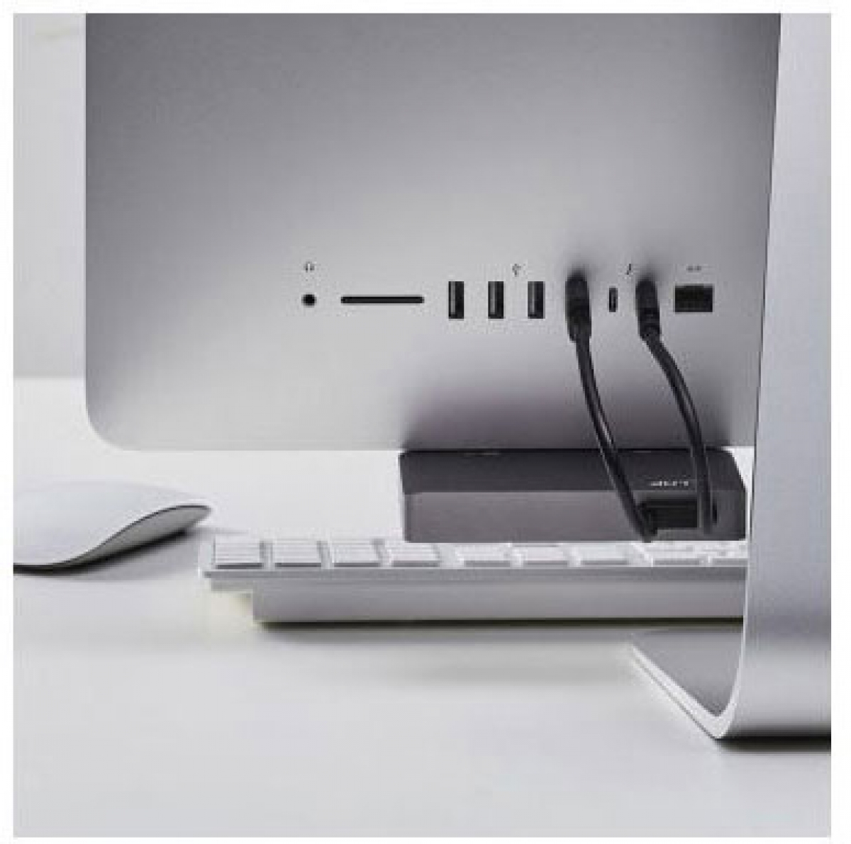 LMP USB-C Attach Hub 7-Port für iMac, Gen 2 (10G), silber