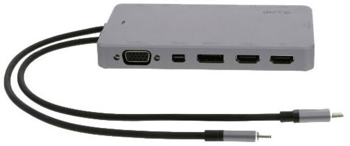 LMP USB-C Display Dock 2 4K, 12-Port, space grau