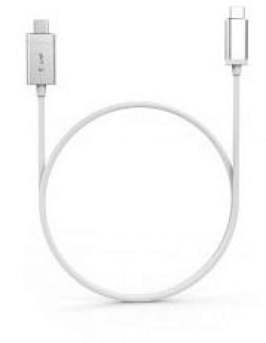 LMP Magnetic Safety Ladekabel USB-C, silber, 3m