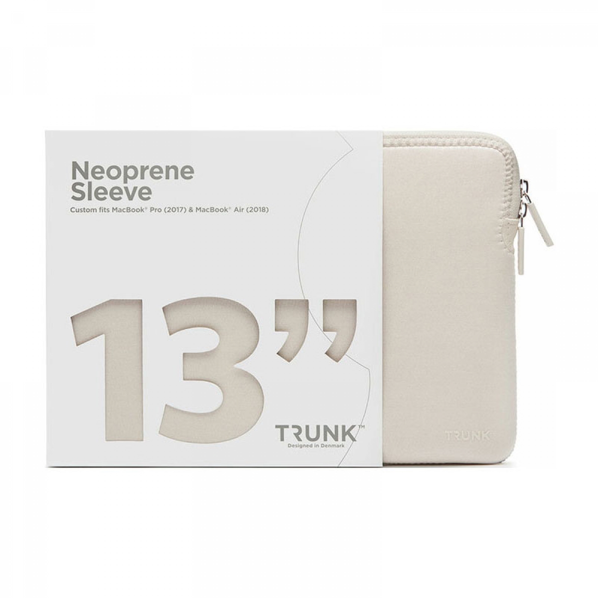 TRUNK Neopren Sleeve für MacBook Air 13" (M2/M3/M4), beige