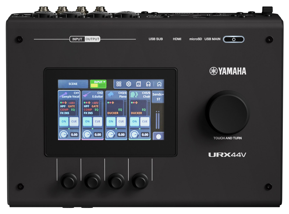 YAMAHA URX44V Black
