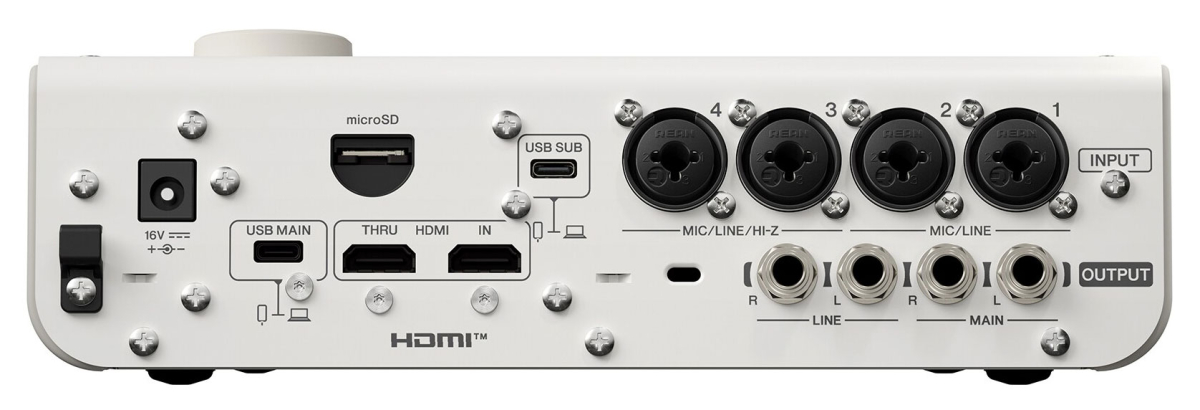 YAMAHA URX44V White