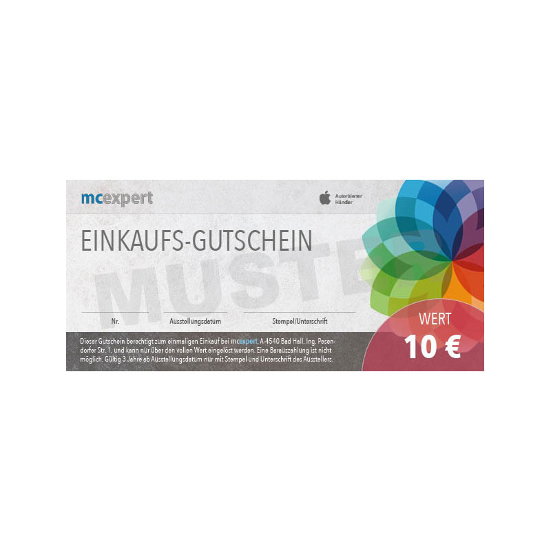 Gutschein 10 Euro (Versand per Post)